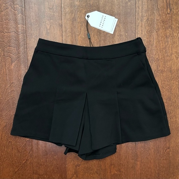 English Factory Preppy Black Pleated Skort, Sexy Academia Collegiate Size S, NWT - Picture 3 of 11